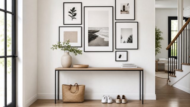 Transform Your Entryway with a Stunning Gallery Wall Look