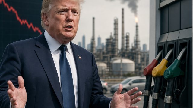 Trump Targets Oil Companies Over Rising Gas Prices Amid Market Decline